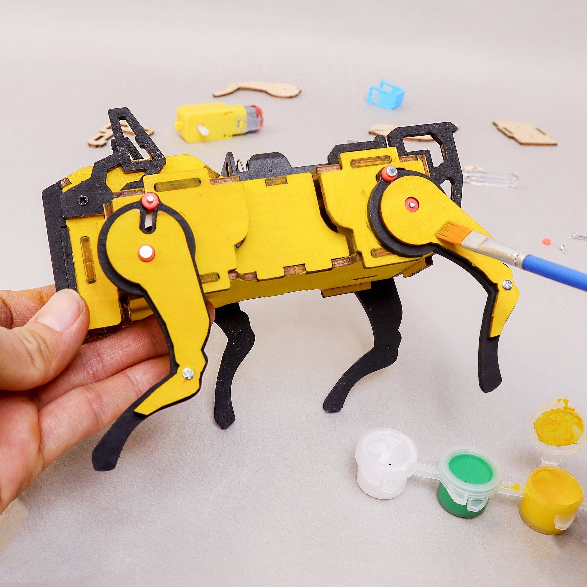 Robot Dog Stem Kit – Sound Activated Diy Toy
