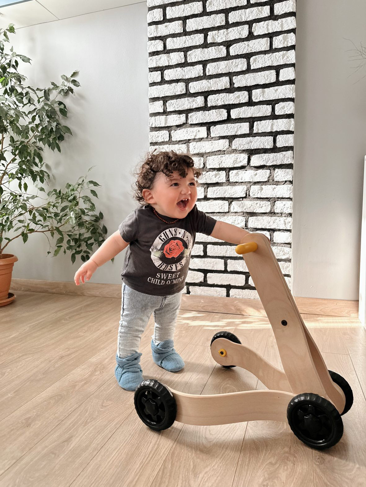 Muslin Stay On Baby Booties Smaltblue