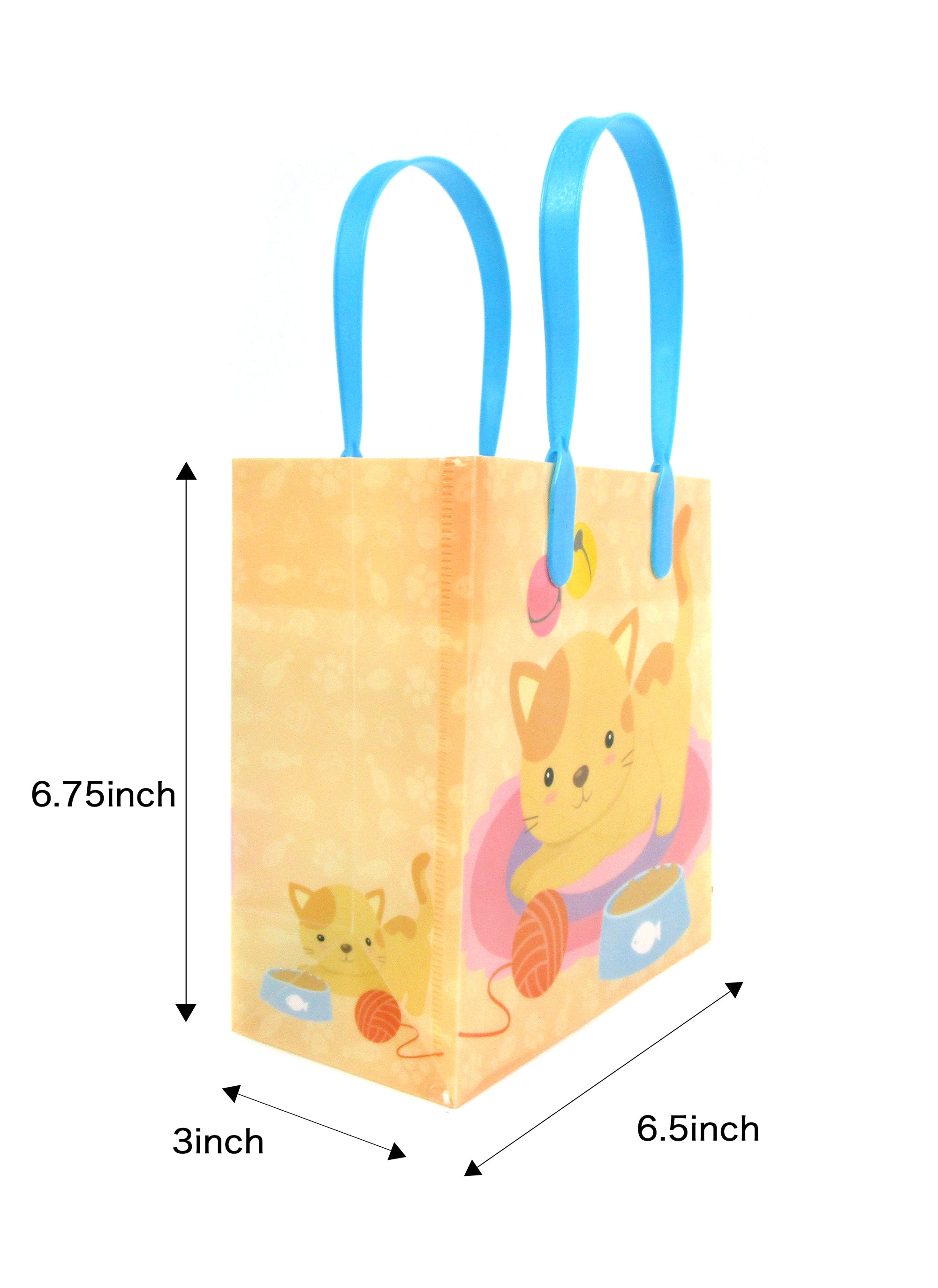 Kitty Party Favor Treat Bags - Set Of 6 Or 12