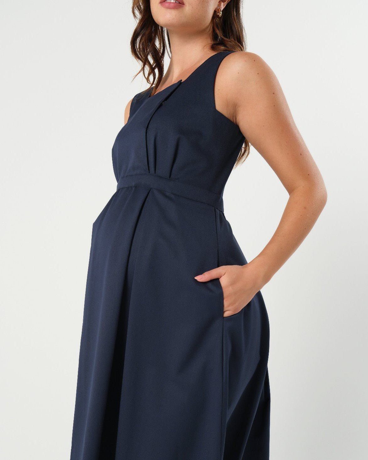 Into The Blue Maternity & Nursing Dress