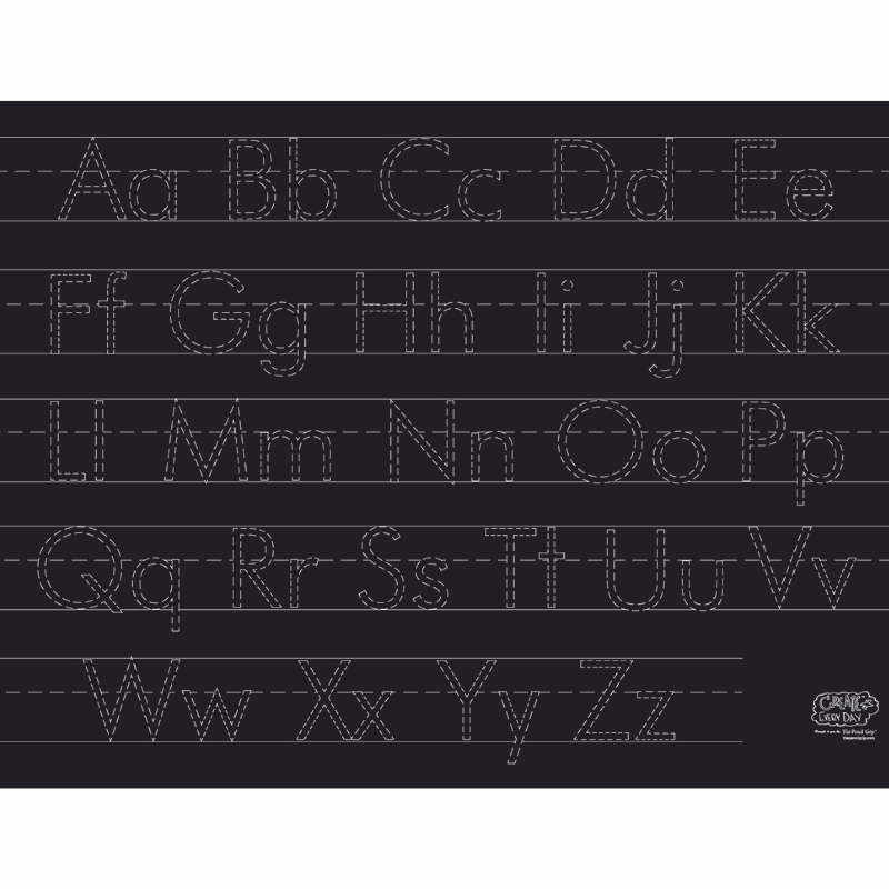 New! Reusable Activity Playmat- Letters (2-sided)
