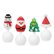Haakaa Winter Holiday Silicone Breast Pump Stopper Gift Set 4 Pk (limited Edition)