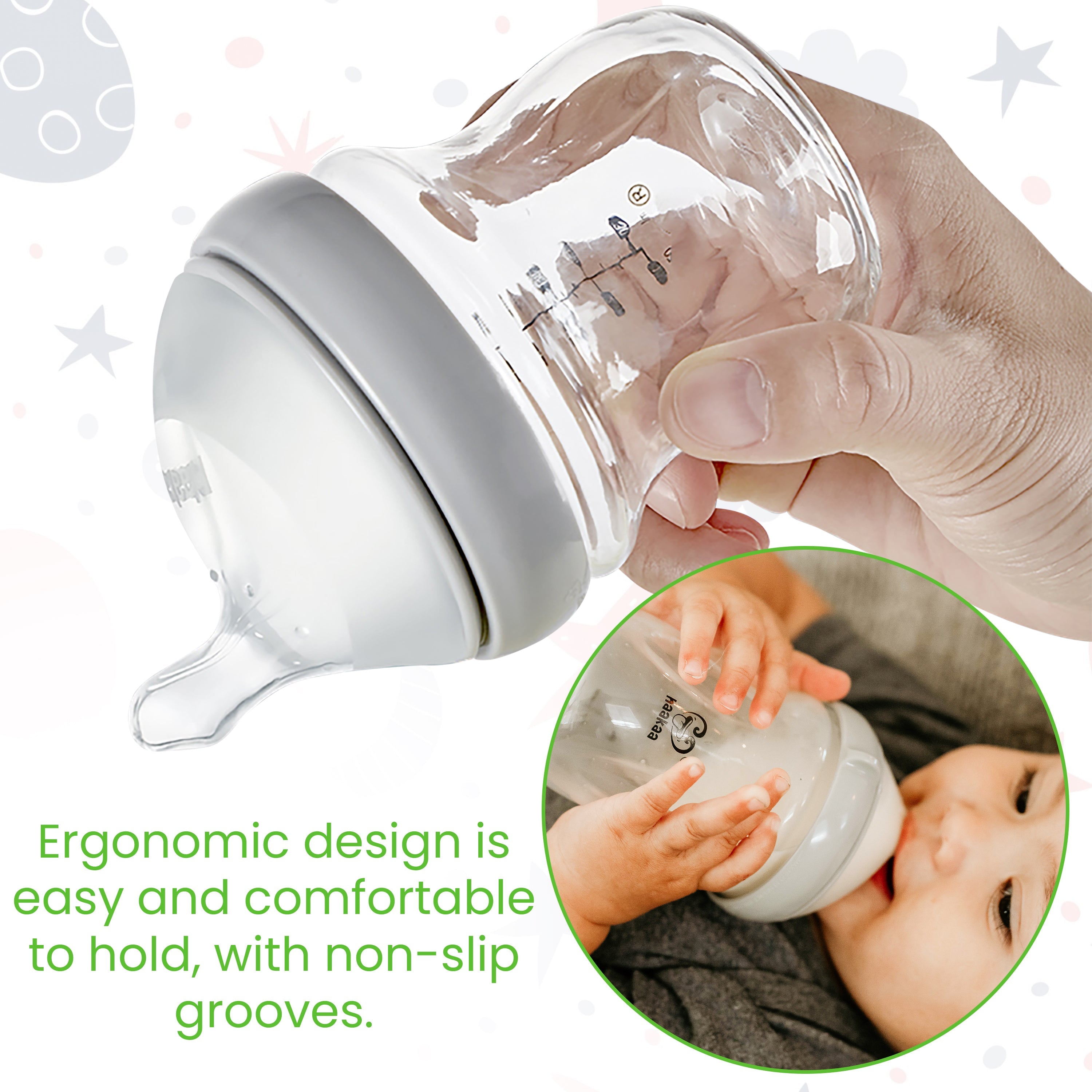 Haakaa Gen 3 Silicone Orthodontic Anti-colic Nipple 2 Pk
