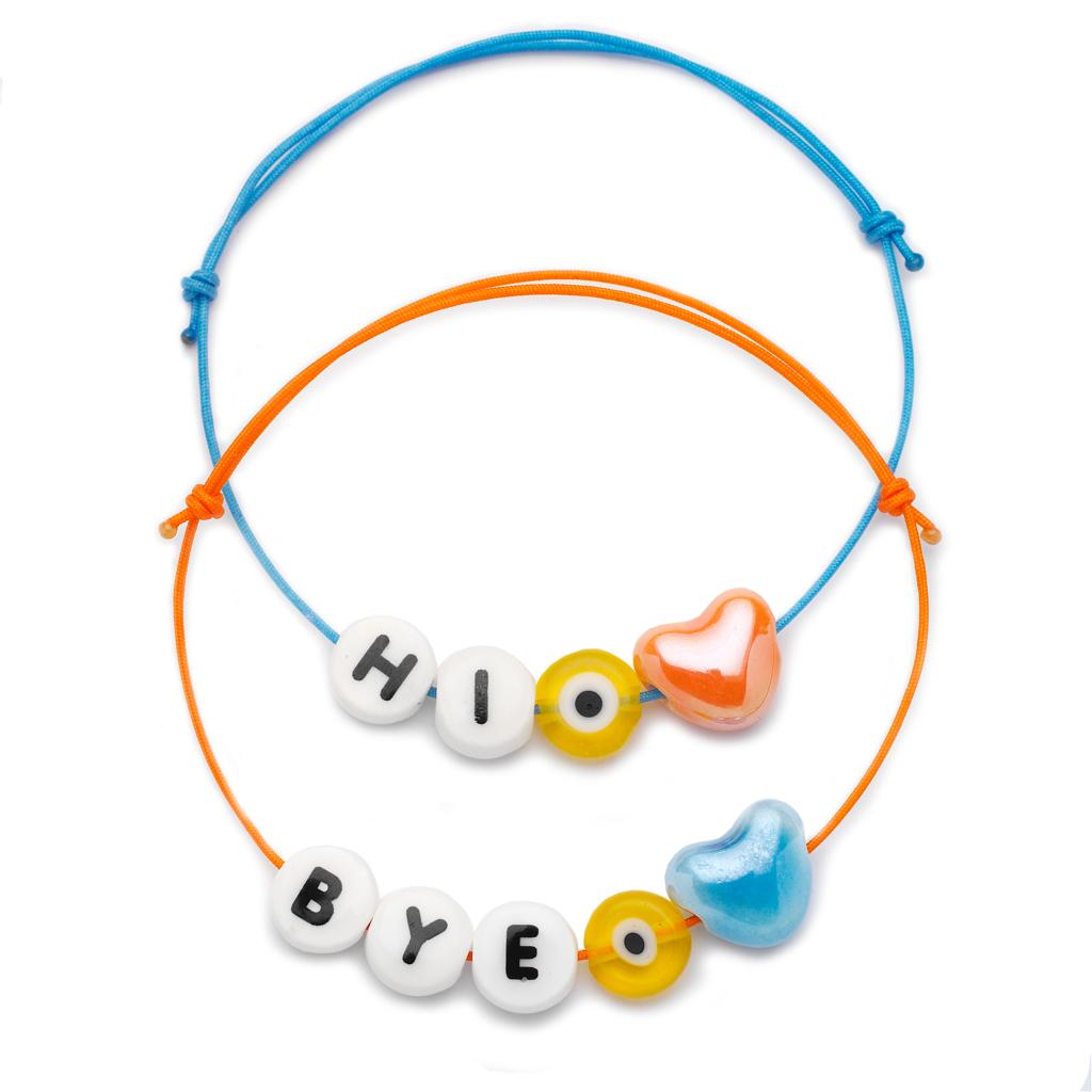 ‘hi’ & ‘bye’ Bracelet Bundle