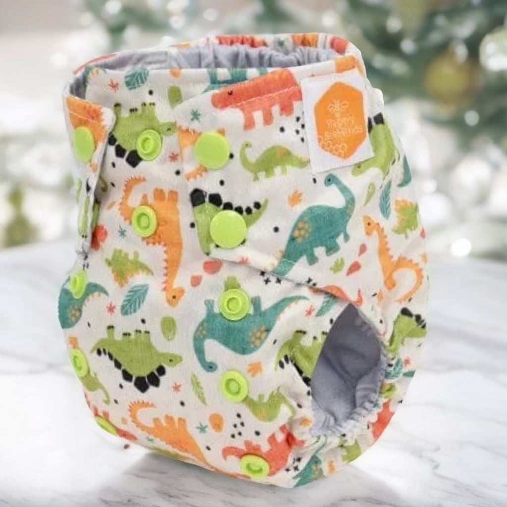The Cutie Newborn All In One Diaper By Happy Beehinds - Adventure Awaits