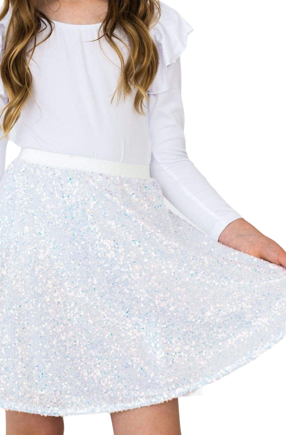 Disco Sequin Twirl Skirt