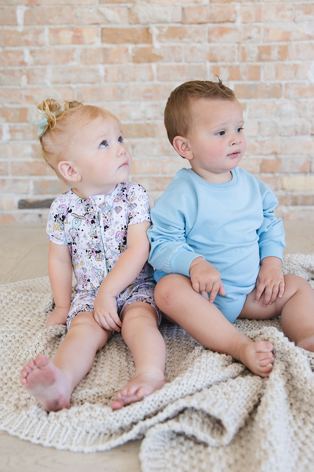 Portorosso Sky - Cloud Terry Bubble Romper