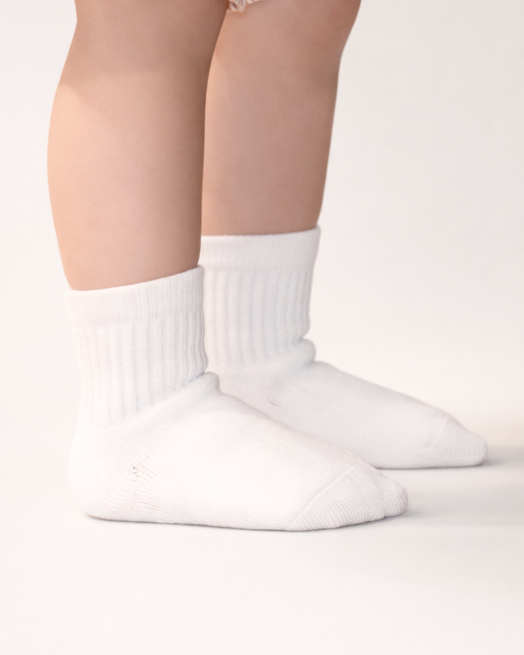 Baby Gripper Crew Socks 4-pack (6-12 Months) - Vetiver