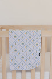 (blue) Birthday - Lightweight Blanket