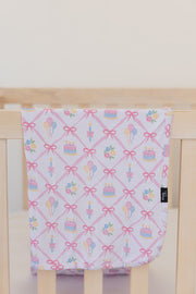 (pink) Birthday - Lightweight Blanket