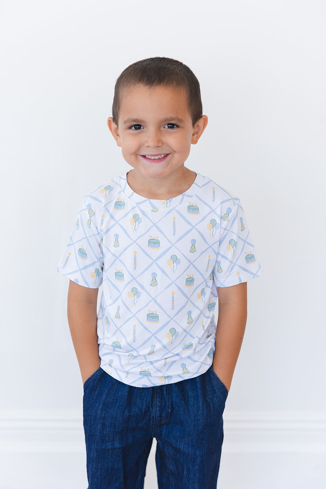 (blue) Birthday - Everyday Tee