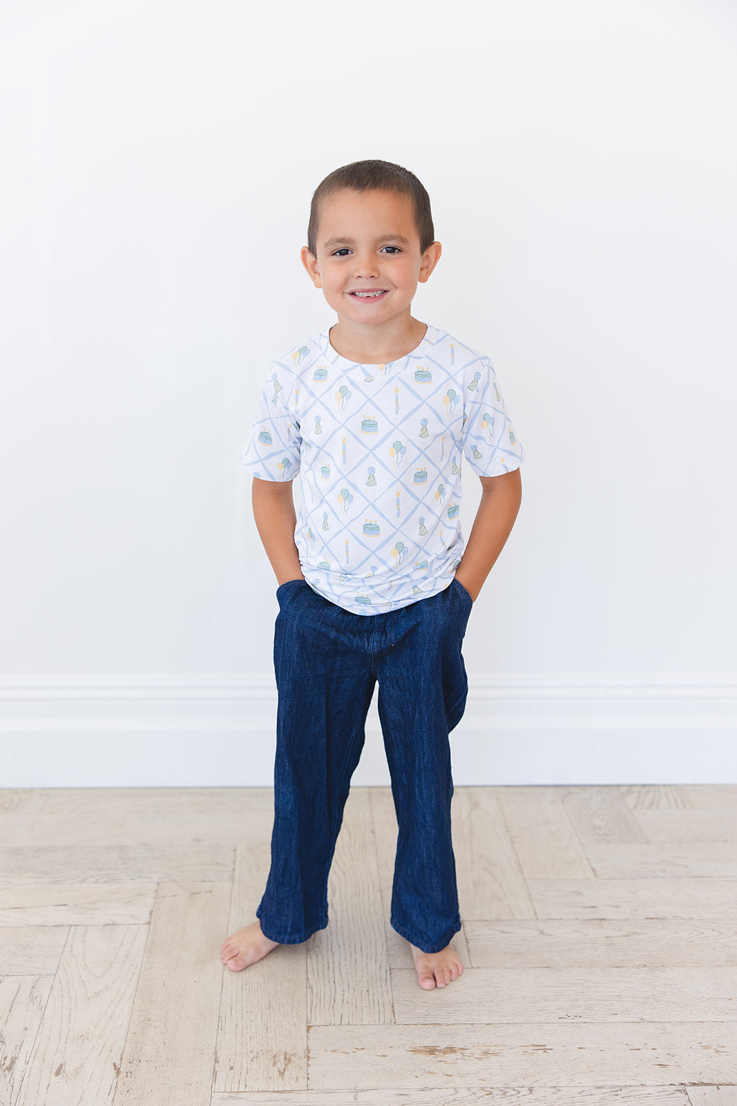 (blue) Birthday - Everyday Tee