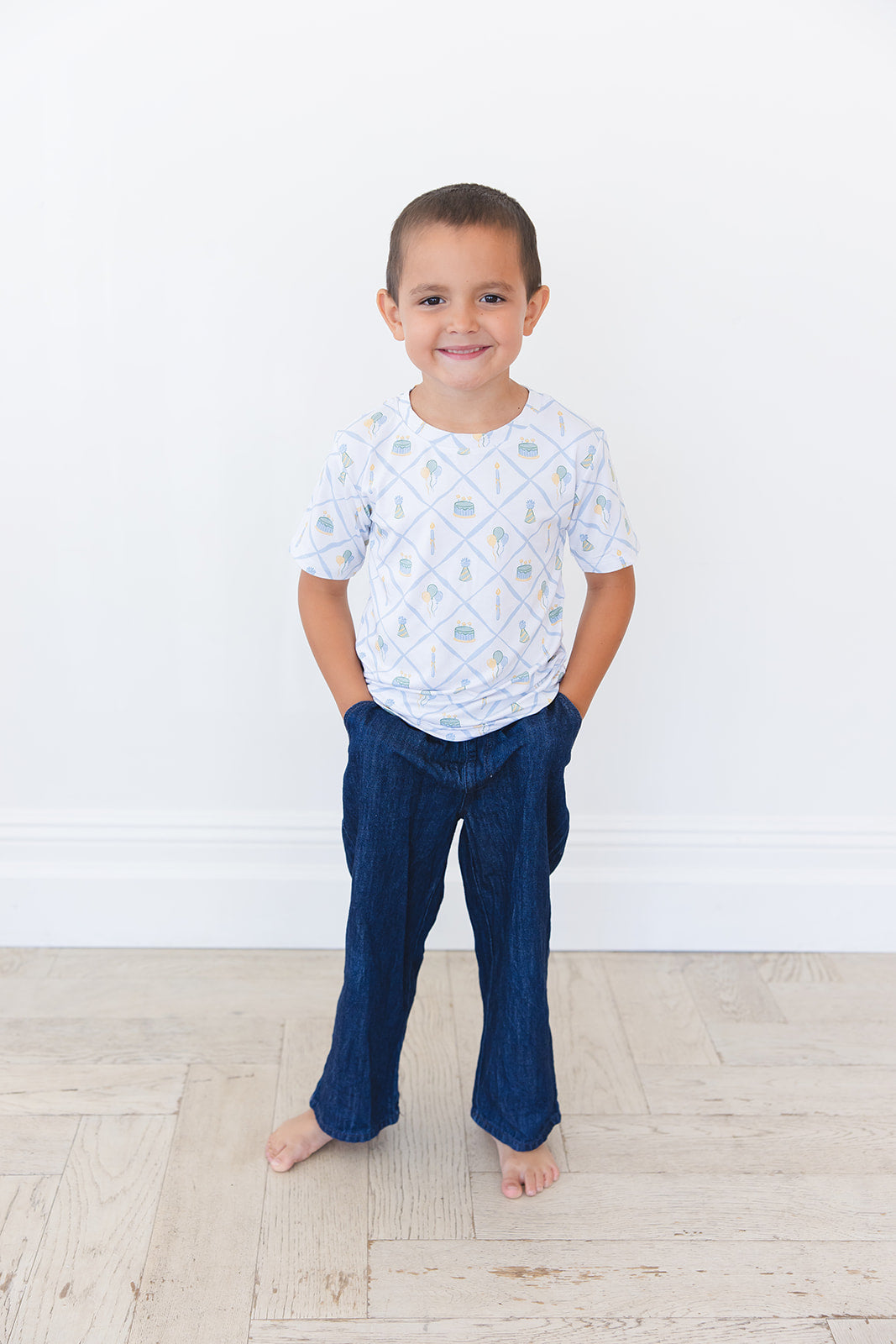 (blue) Birthday - Everyday Tee