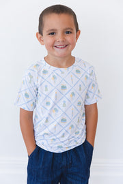 (blue) Birthday - Everyday Tee