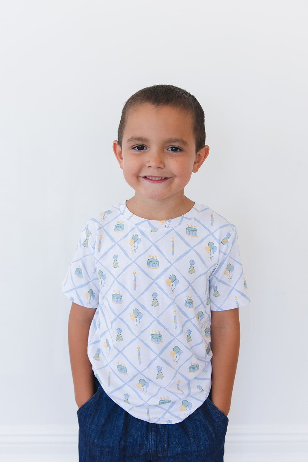 (blue) Birthday - Everyday Tee