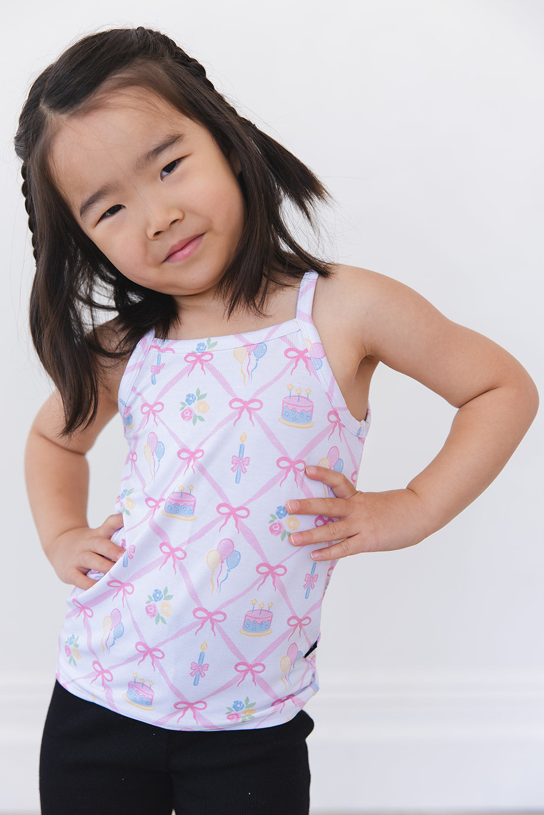 (pink) Birthday - Bamboo Tank