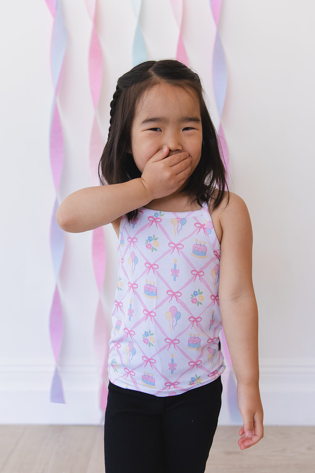(pink) Birthday - Bamboo Tank