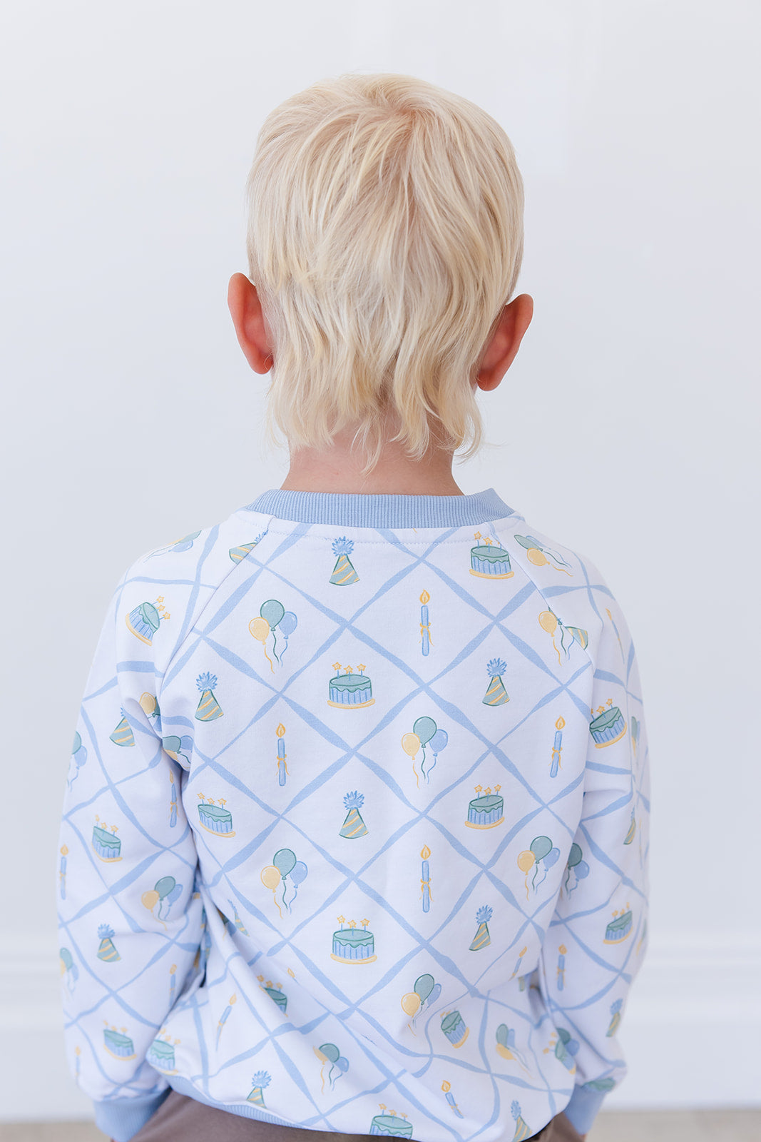 (blue) Birthday - Define Terry Sweatshirt