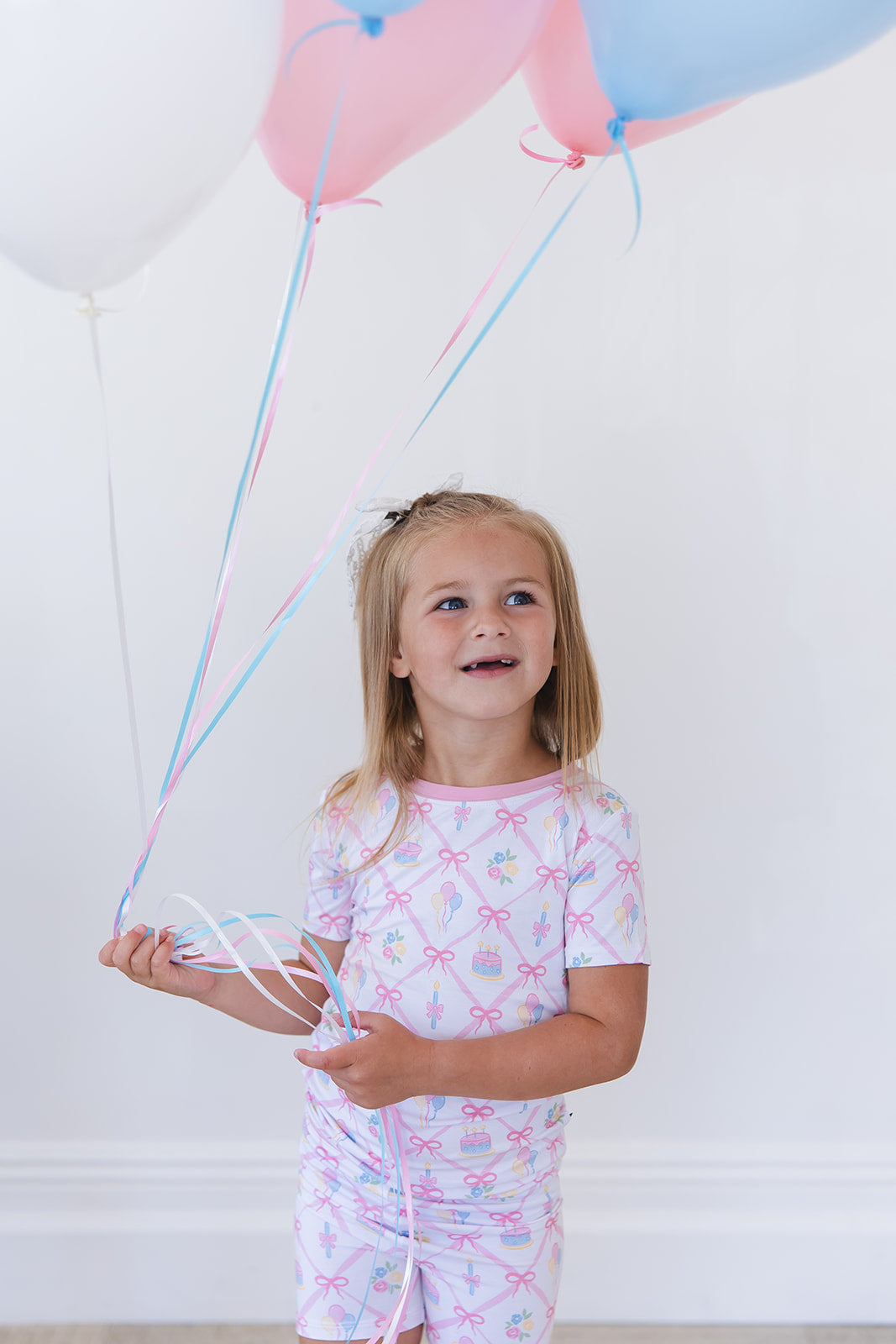 (pink) Birthday - Biker Short Set