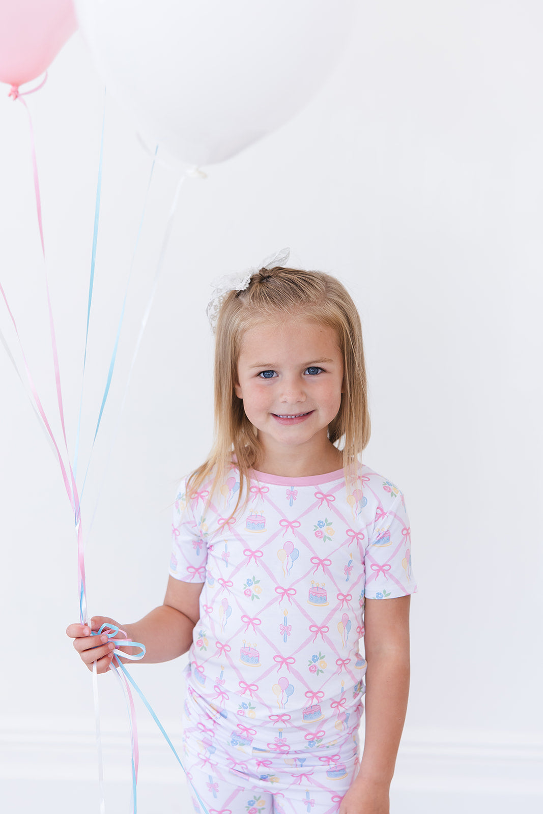 (pink) Birthday - Biker Short Set