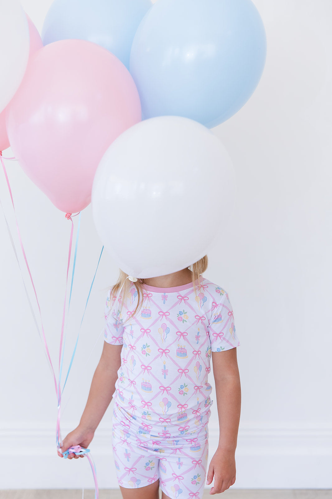 (pink) Birthday - Biker Short Set