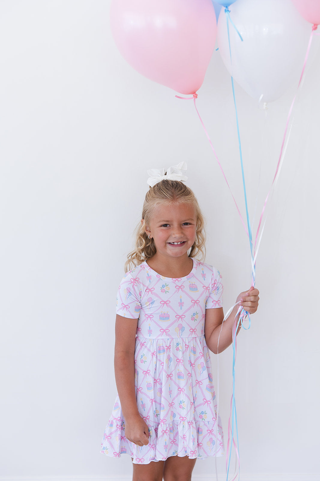 (pink) Birthday - Ruffle Dress