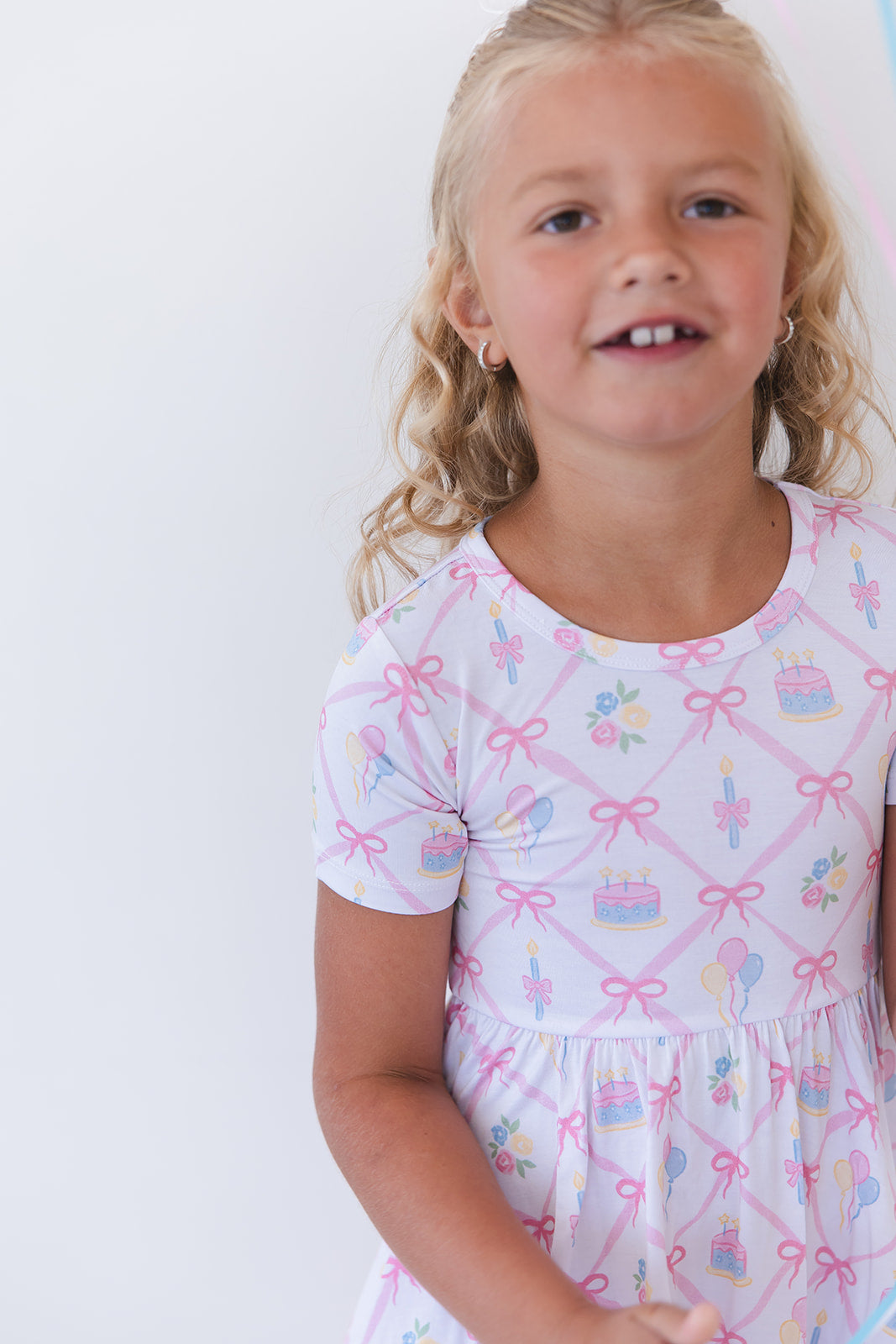 (pink) Birthday - Ruffle Dress