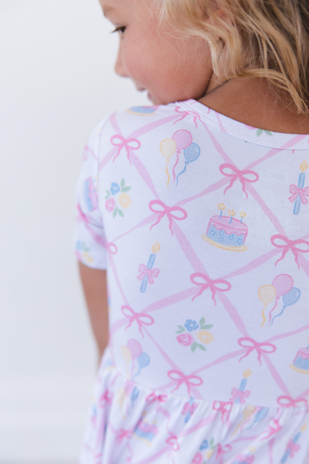 (pink) Birthday - Ruffle Dress