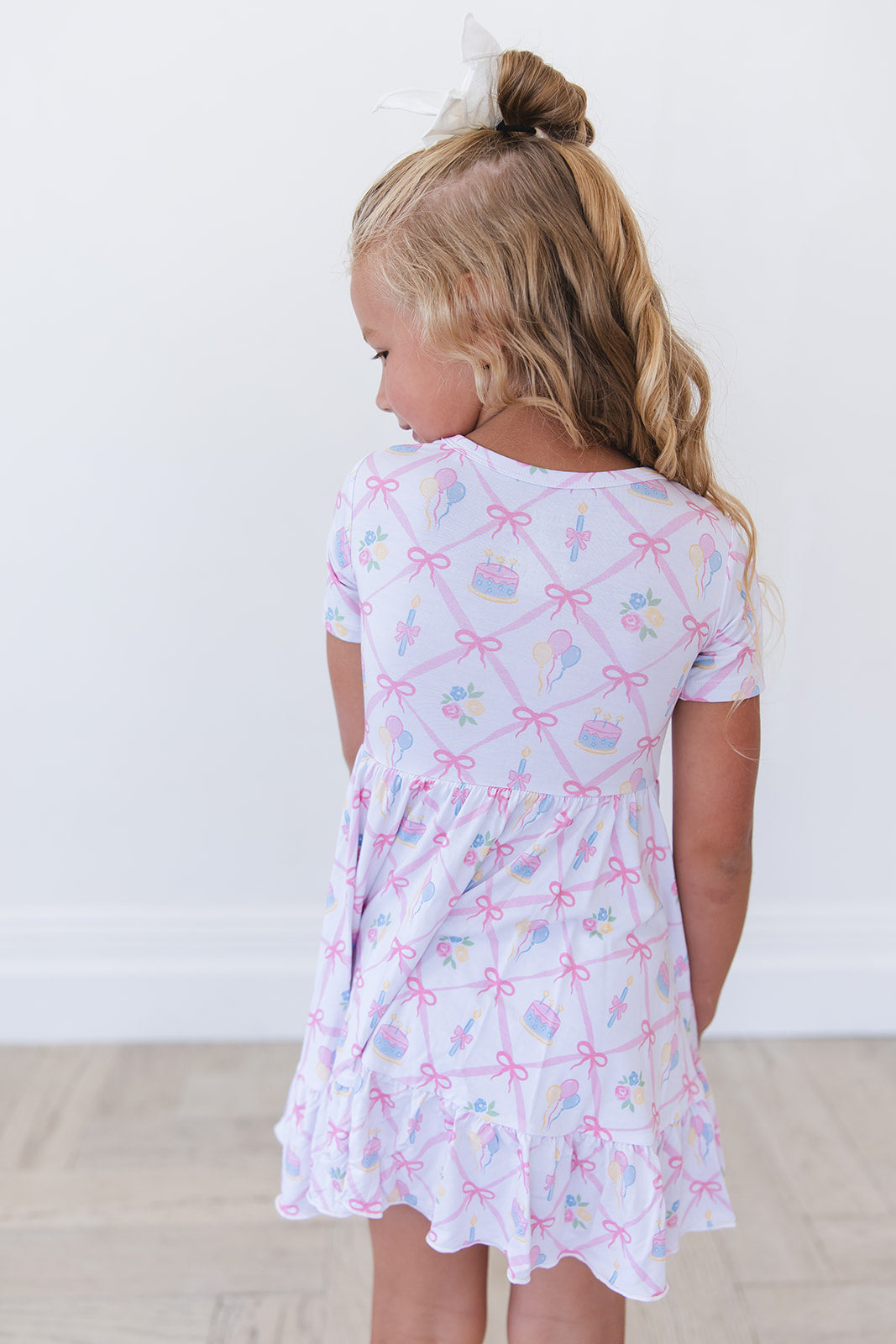 (pink) Birthday - Ruffle Dress