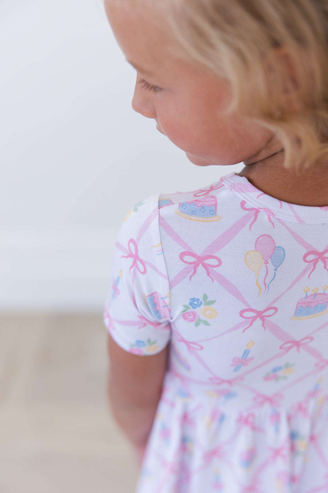 (pink) Birthday - Ruffle Dress