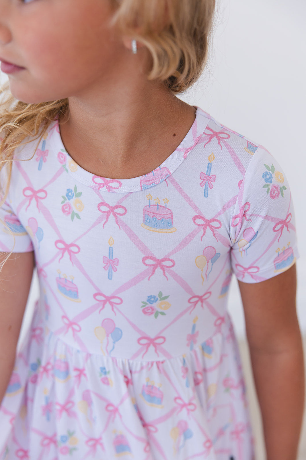 (pink) Birthday - Ruffle Dress