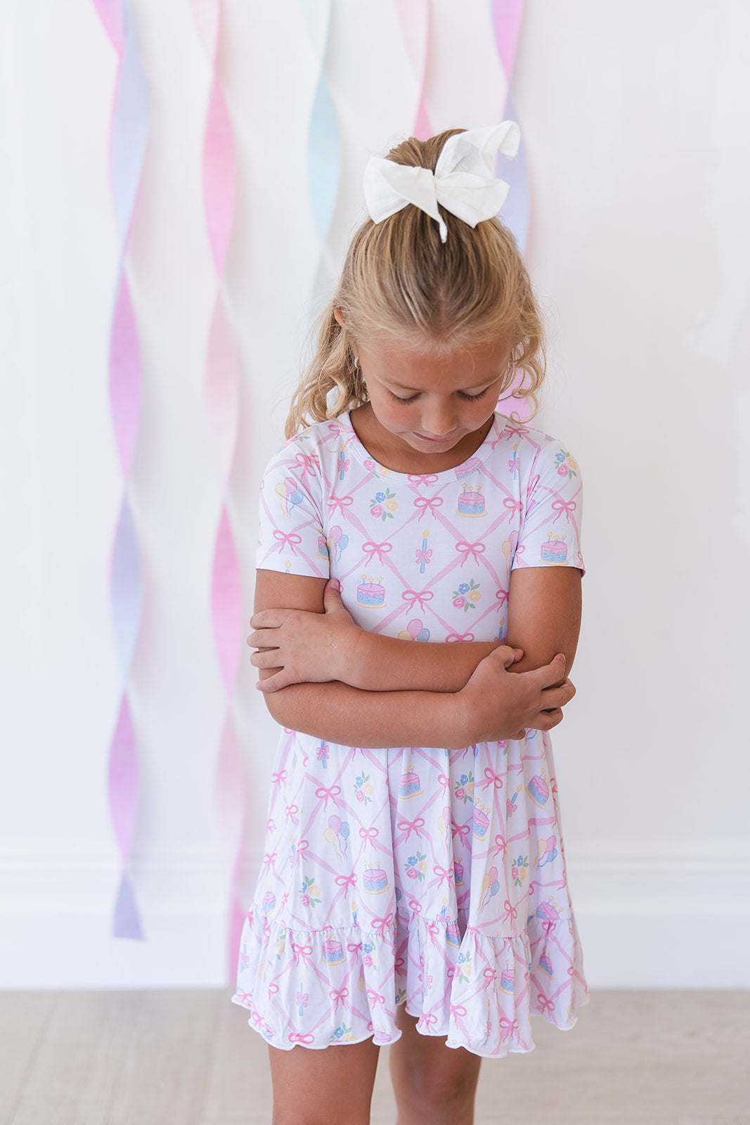 (pink) Birthday - Ruffle Dress