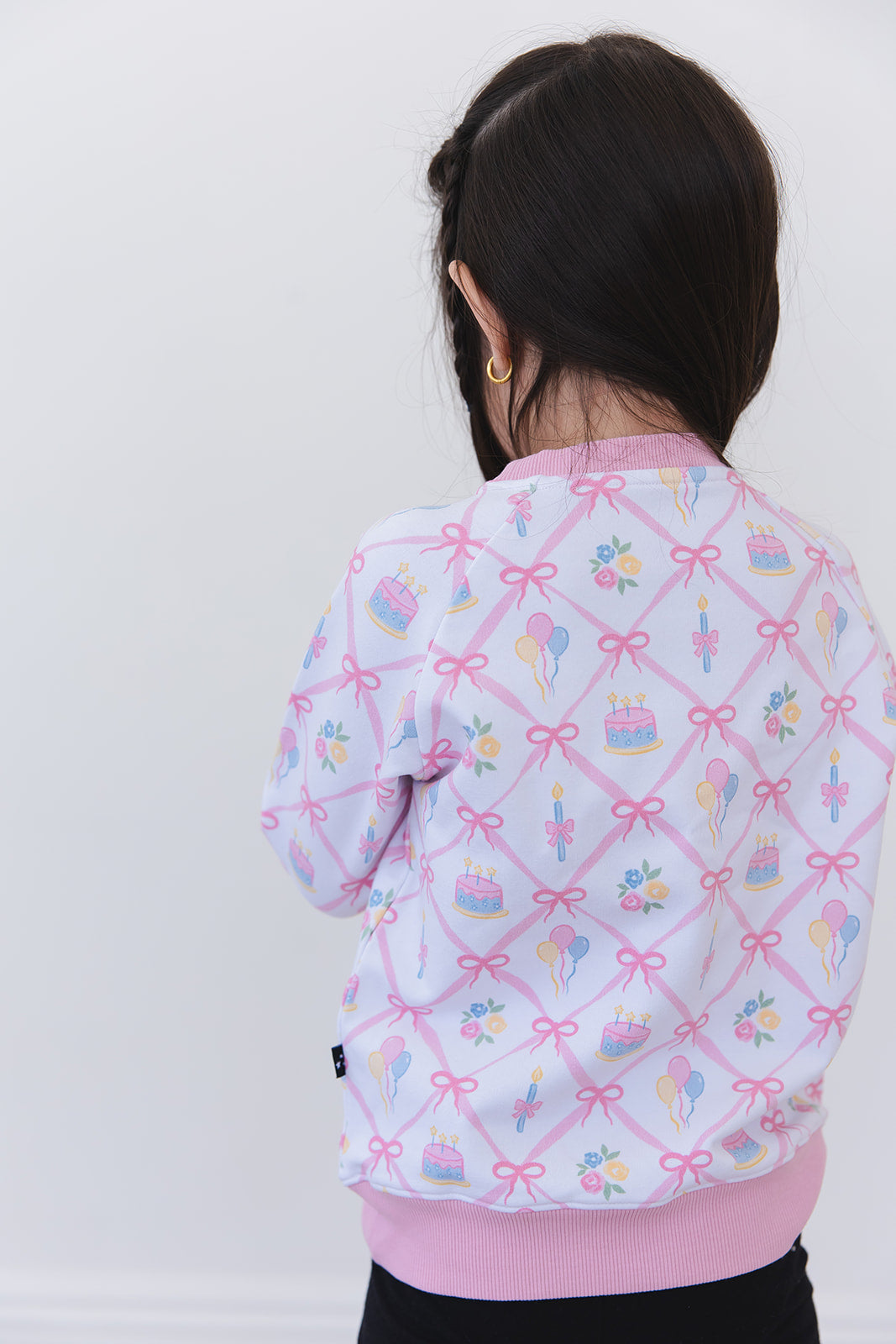 (pink) Birthday - Define Terry Sweatshirt