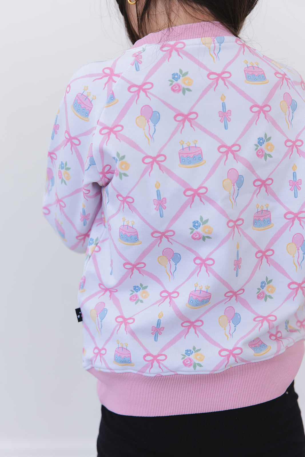 (pink) Birthday - Define Terry Sweatshirt