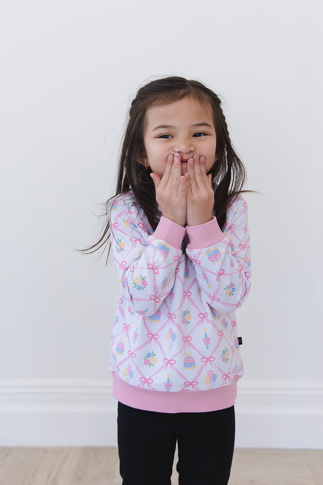 (pink) Birthday - Define Terry Sweatshirt