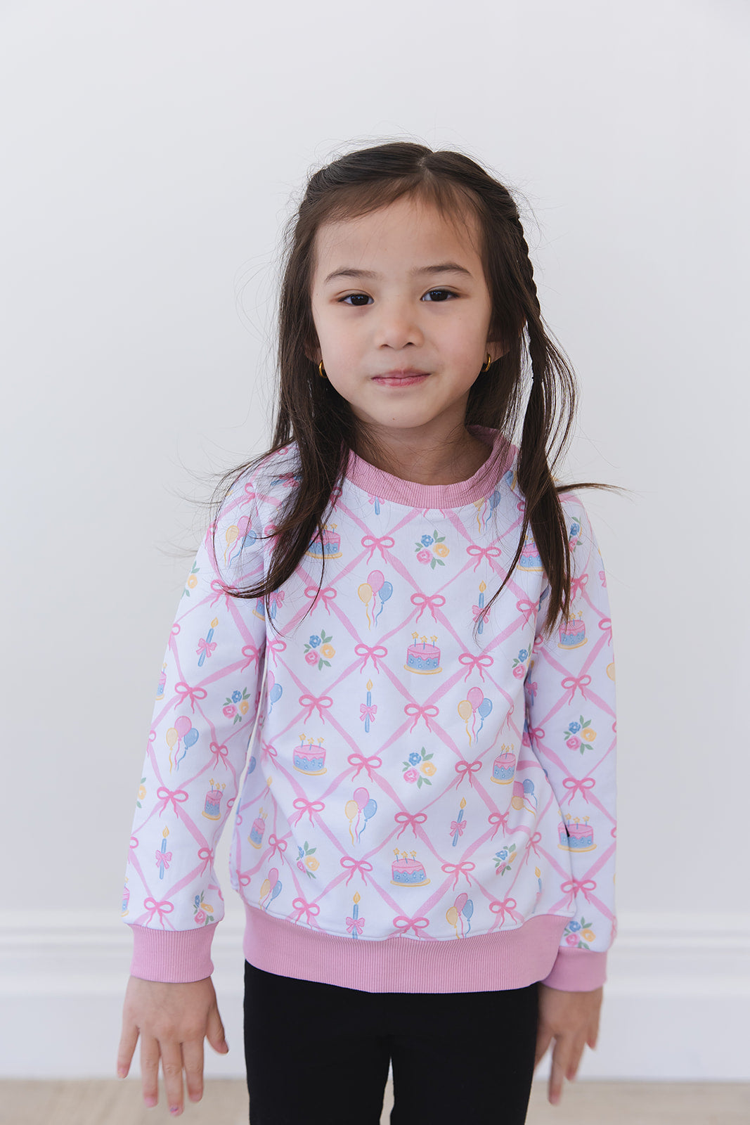 (pink) Birthday - Define Terry Sweatshirt