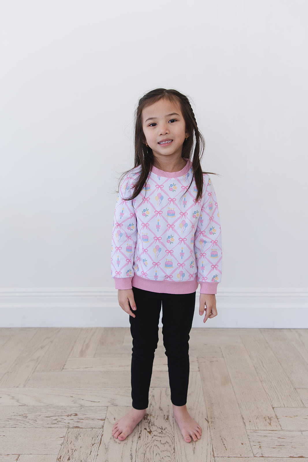 (pink) Birthday - Define Terry Sweatshirt