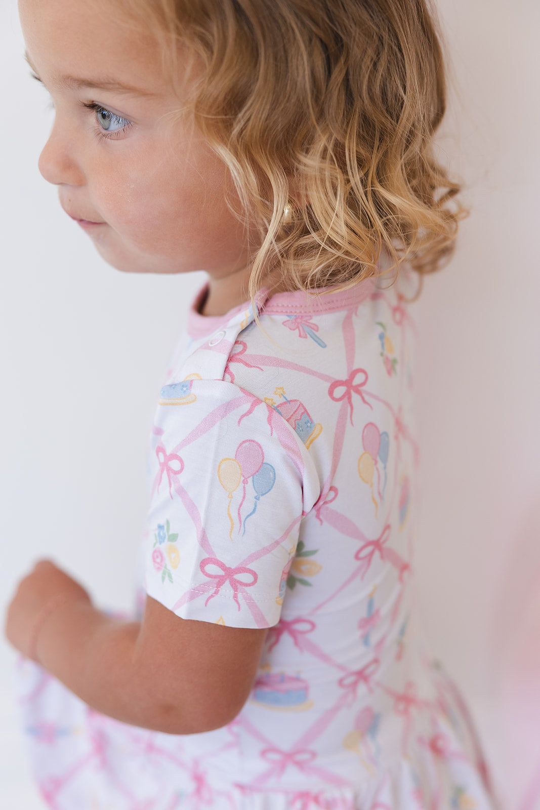(pink) Birthday - Bodysuit Dress