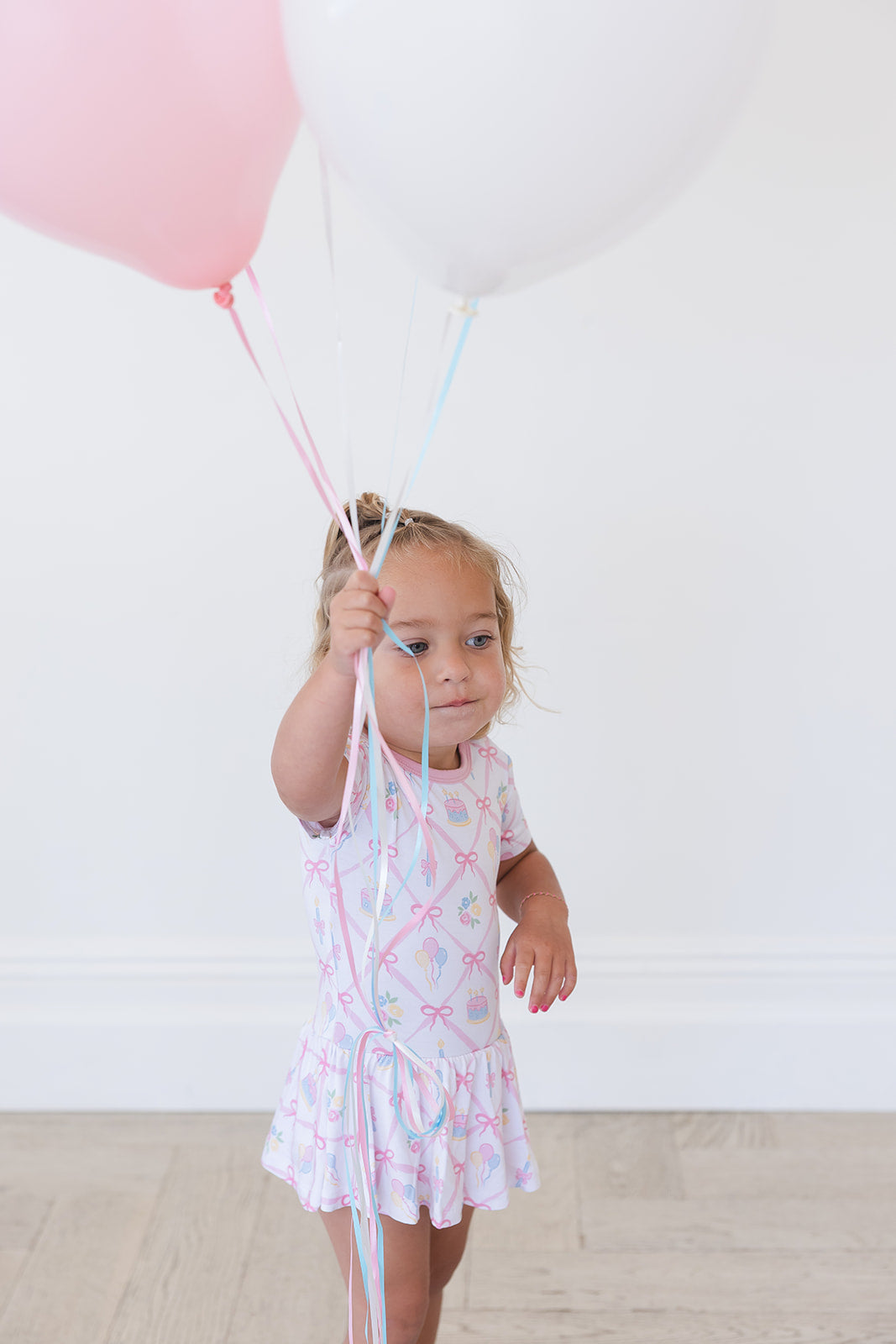 (pink) Birthday - Bodysuit Dress