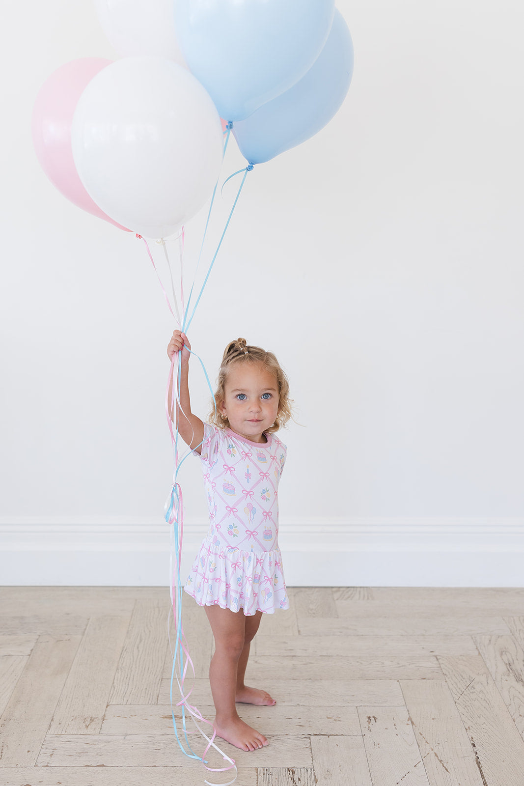 (pink) Birthday - Bodysuit Dress