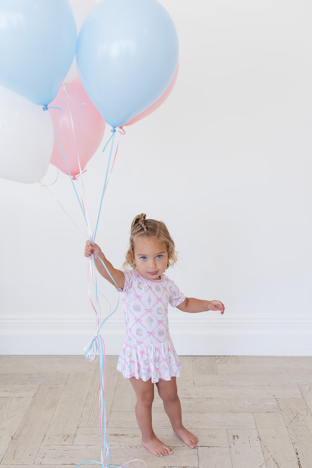 (pink) Birthday - Bodysuit Dress