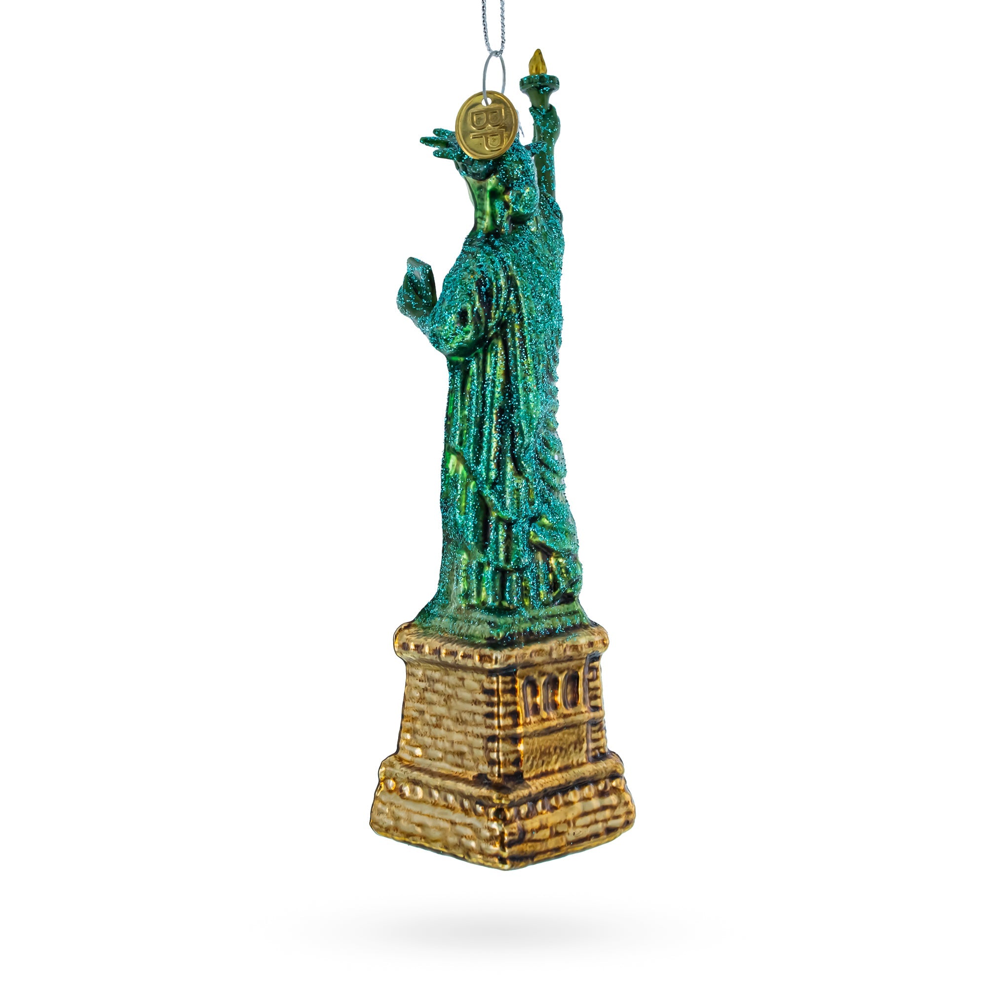 Statue Of Liberty New York - Premium Blown Glass Christmas Ornament