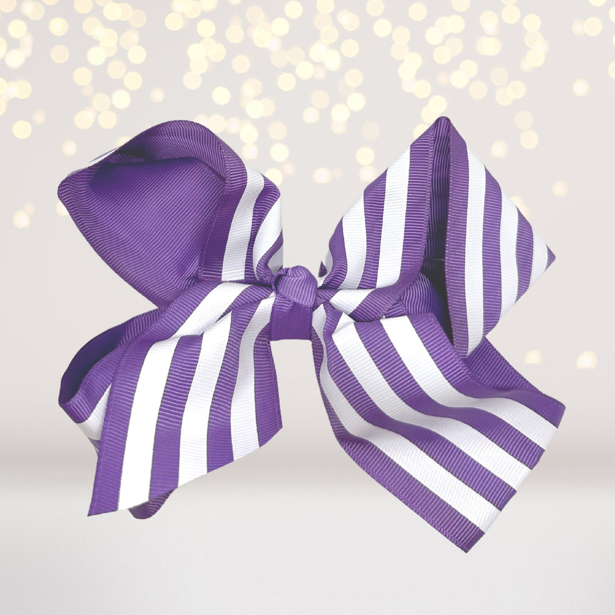 6 Inch Stripe Bow