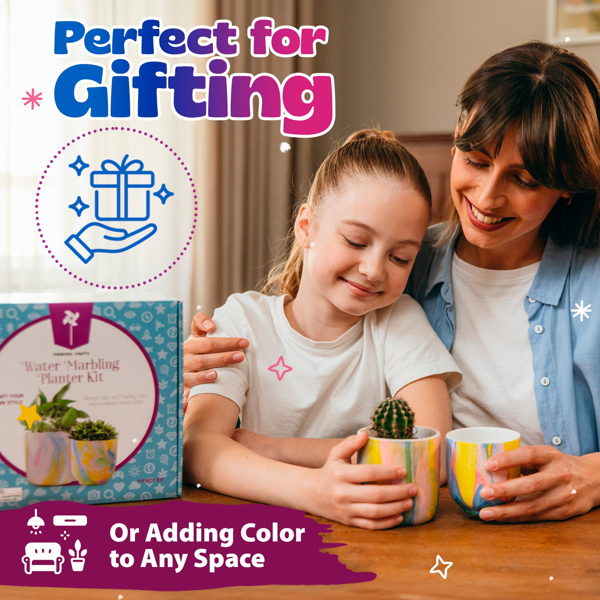 Water Marbling Planter Kit