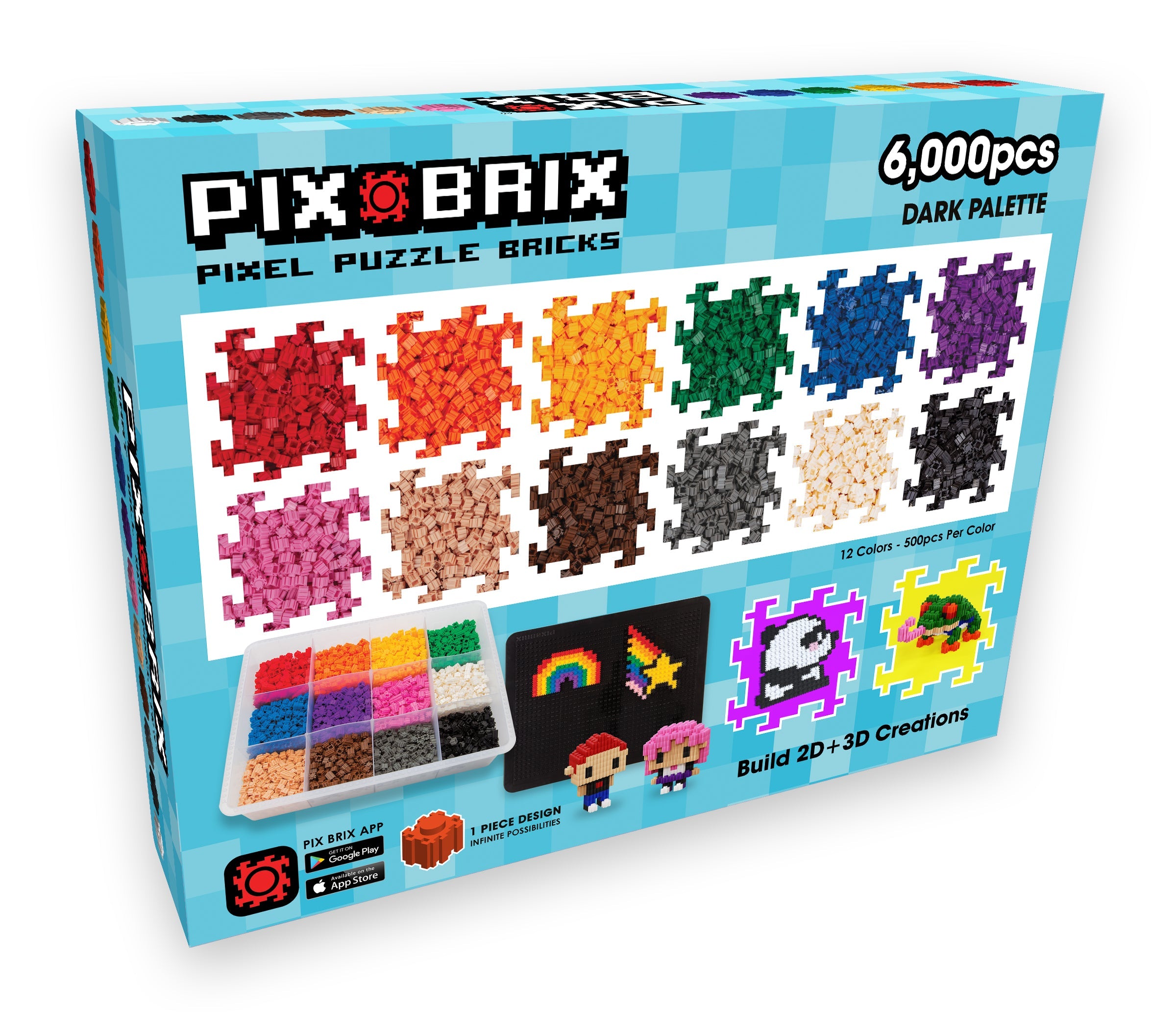 6000pc Container - Dark Palette