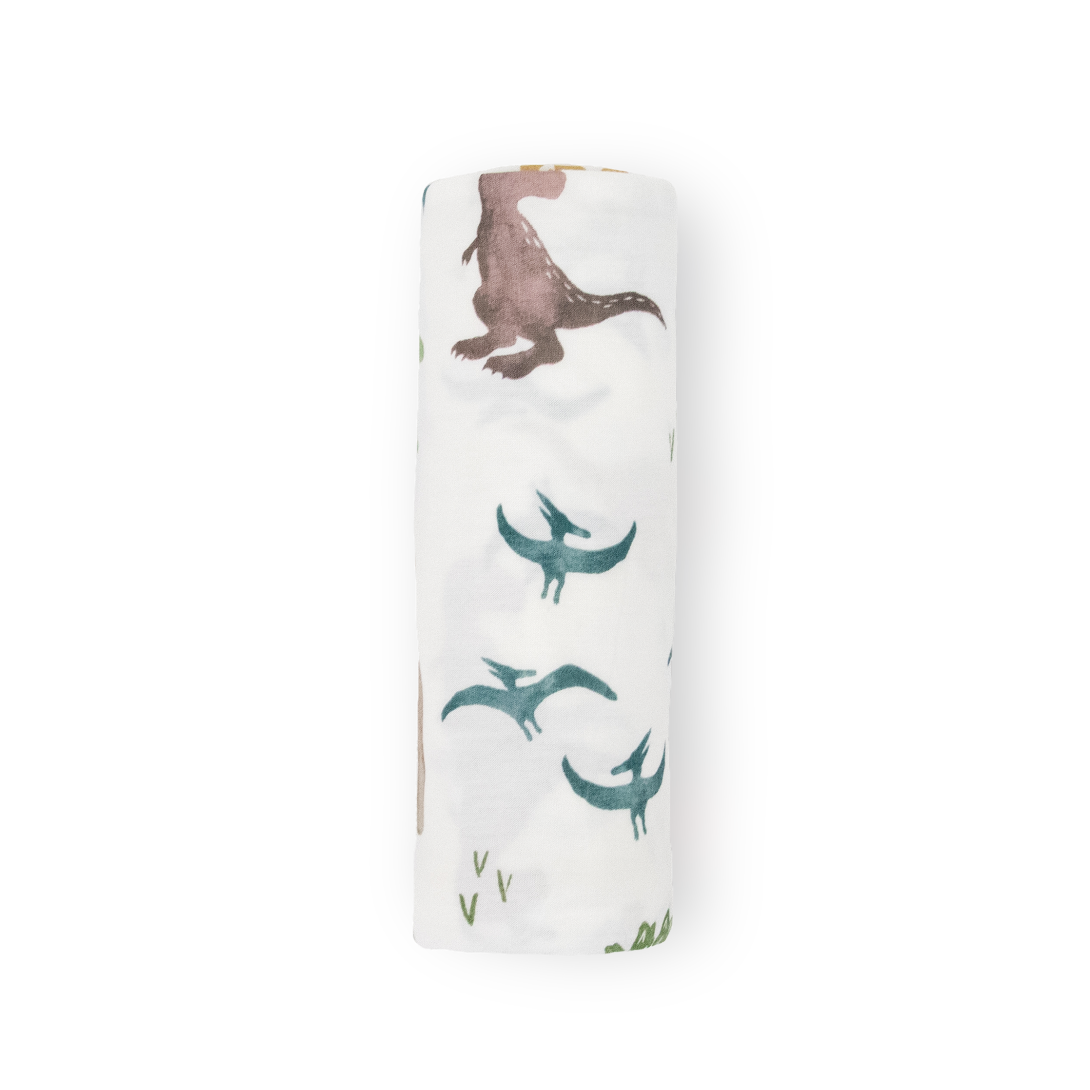 Stretch Knit Swaddle Blanket - Dino Pals
