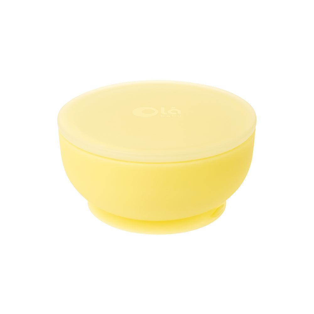 Suction Bowl With Lid For Mess-free Self-feeding