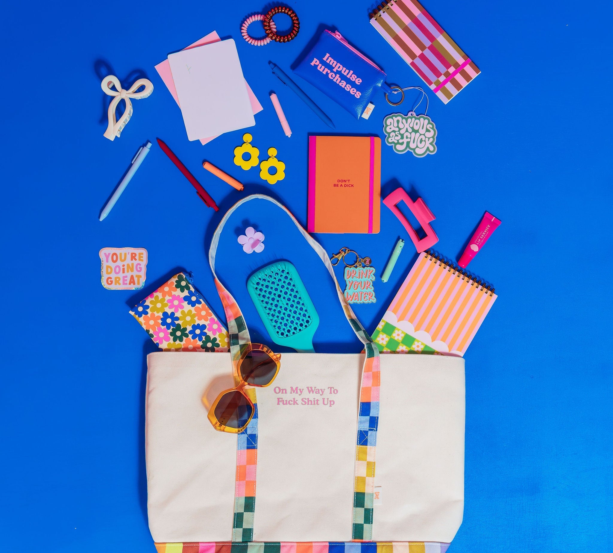 Happy Go Lucky Penny Key Rings