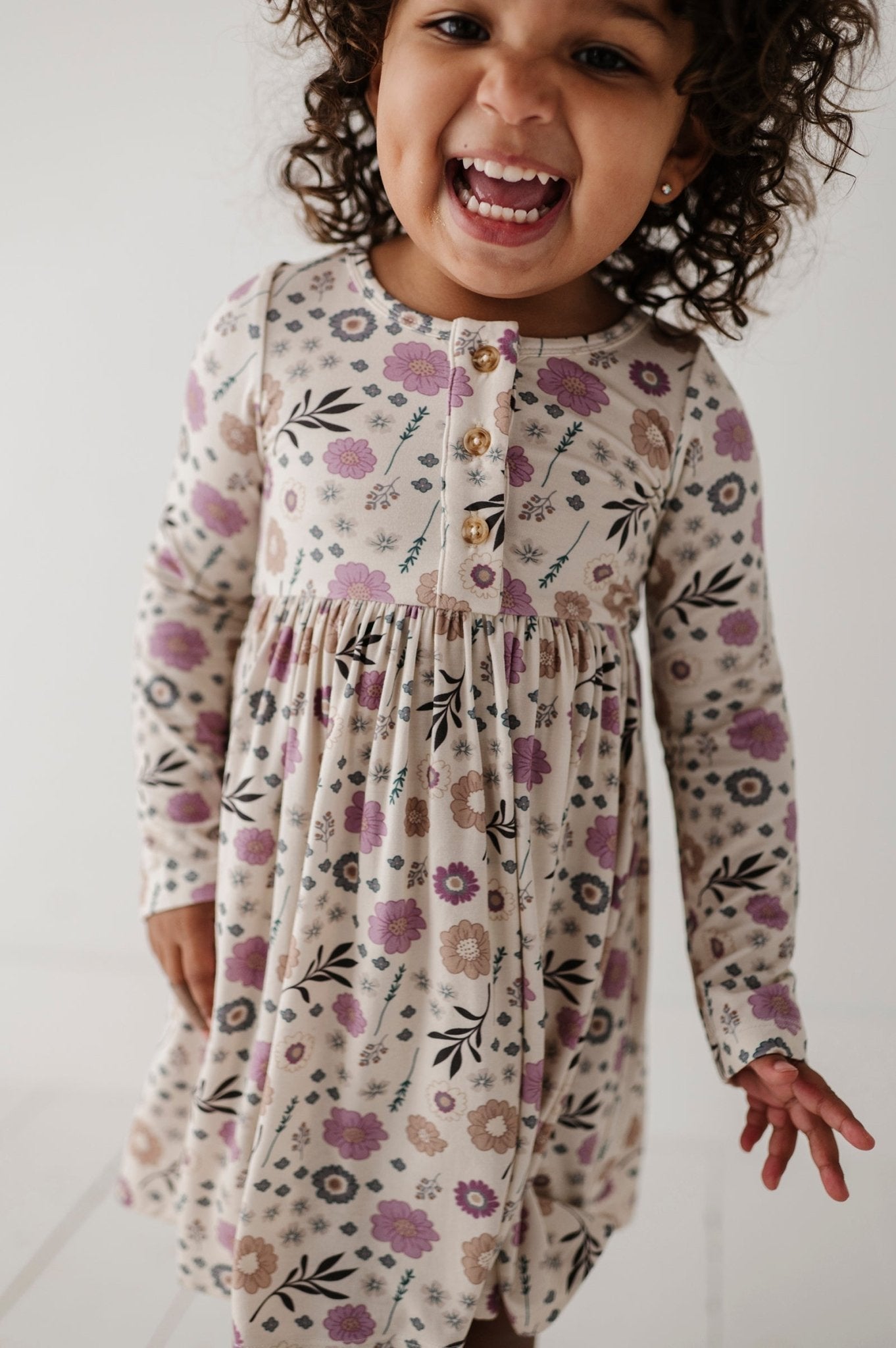 Long Sleeve Henley Dress