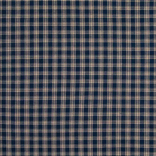 Harbor Blue Plaid Crib Sheet